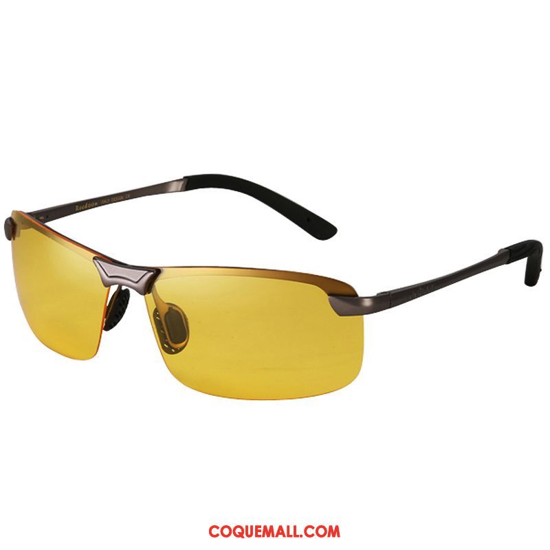 Lunettes De Soleil Homme Confortable Personnalité Chauffeur, Lunettes De Soleil Polarisant Tendance