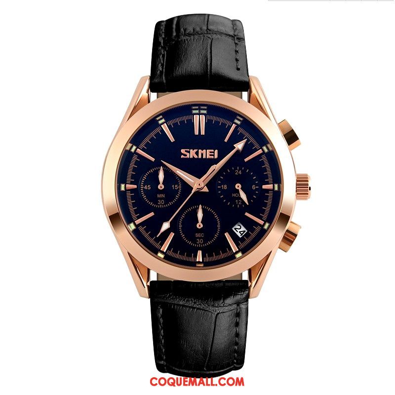 Montre Homme Entreprise Lumineux Ceinture, Montre Authentique Tendance