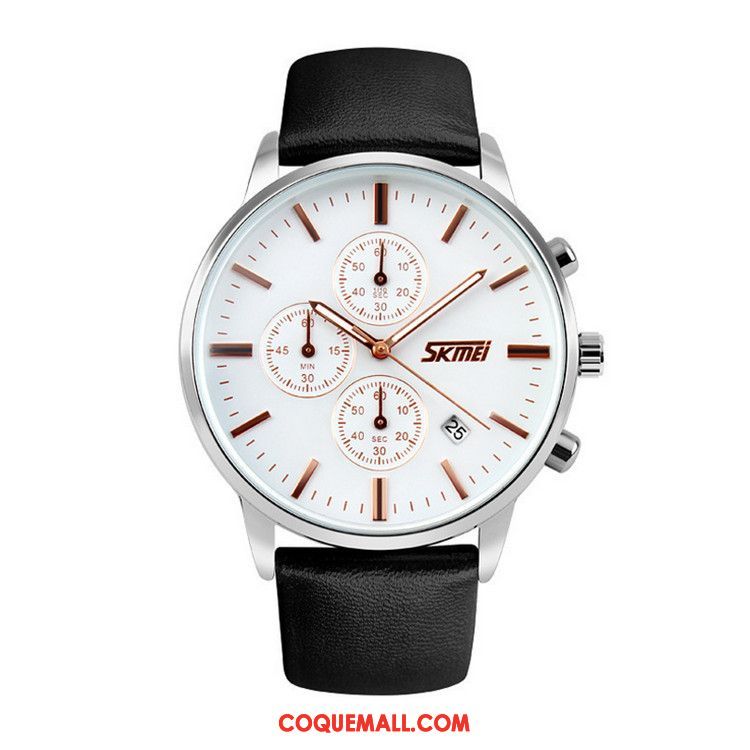 Montre Homme Gros Simple Tendance, Montre Loisir Étanche