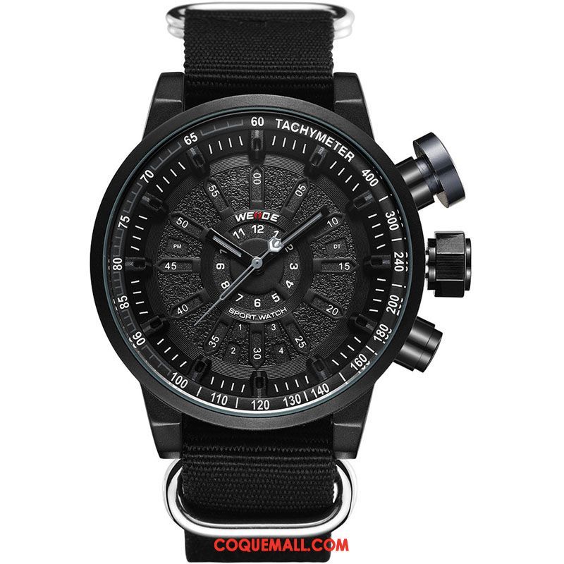 Montre Homme Tendance Gros Mode, Montre Toile Milieu