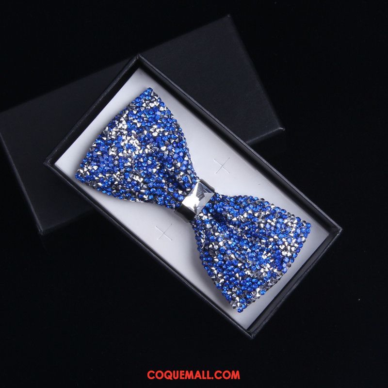 Nœud Papillon Homme Tendance Présidé Bleu, Nœud Papillon Meilleur Homme Le Marié