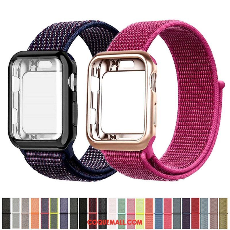 Étui Apple Watch Series 2 Nylon Rouge, Coque Apple Watch Series 2