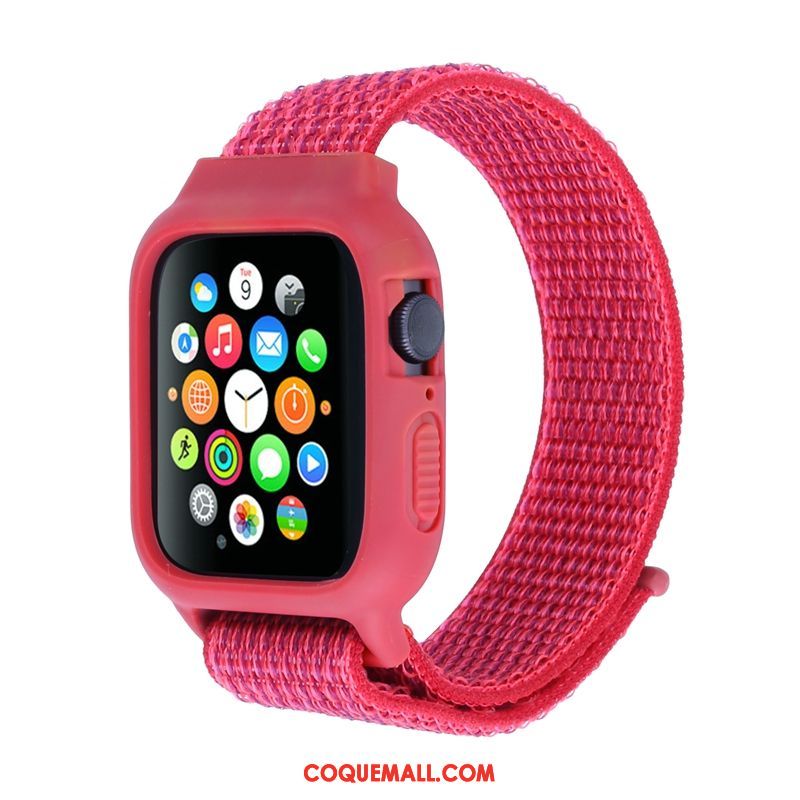 Étui Apple Watch Series 3 Nylon Protection Rouge, Coque Apple Watch Series 3