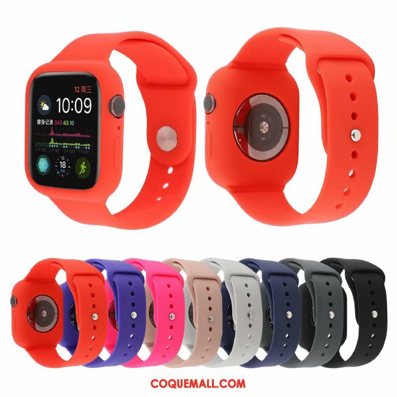 Étui Apple Watch Series 4 Protection Mode Nouveau, Coque Apple Watch Series 4 Sport Rouge