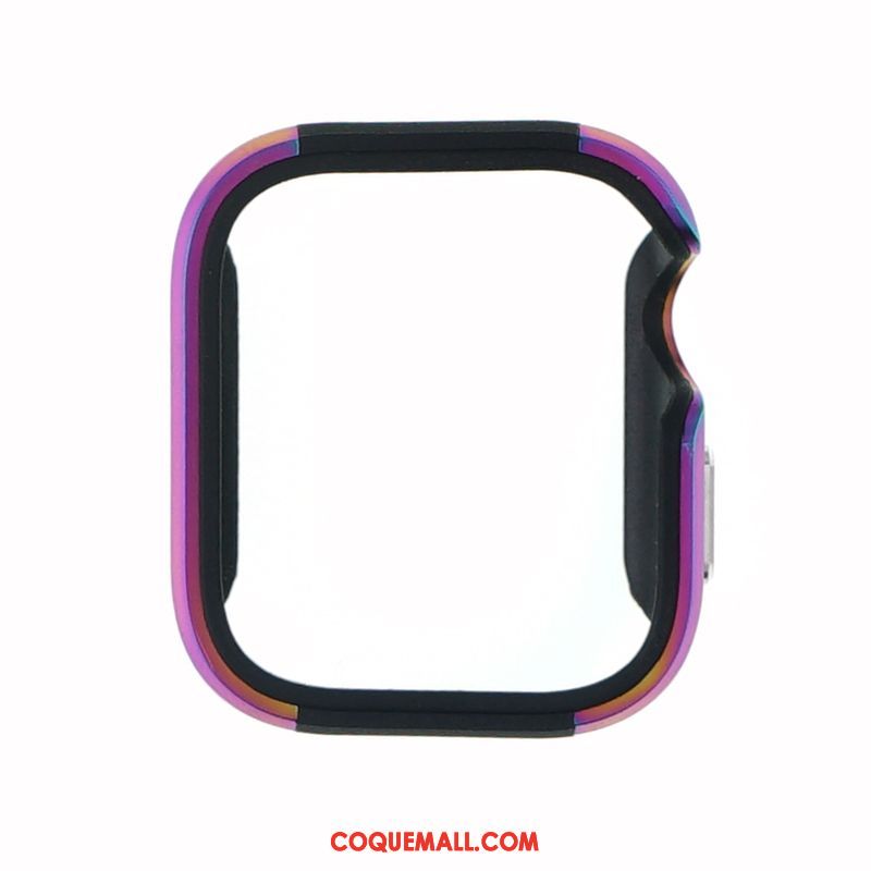 Étui Apple Watch Series 5 Protection Alliage Violet, Coque Apple Watch Series 5 Métal