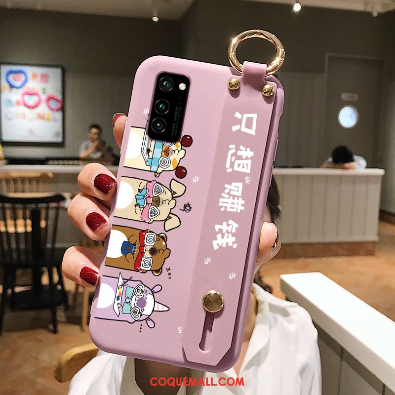 Étui Honor 30 Pro Incassable Rose Fluide Doux, Coque Honor 30 Pro Jeunesse Dessin Animé