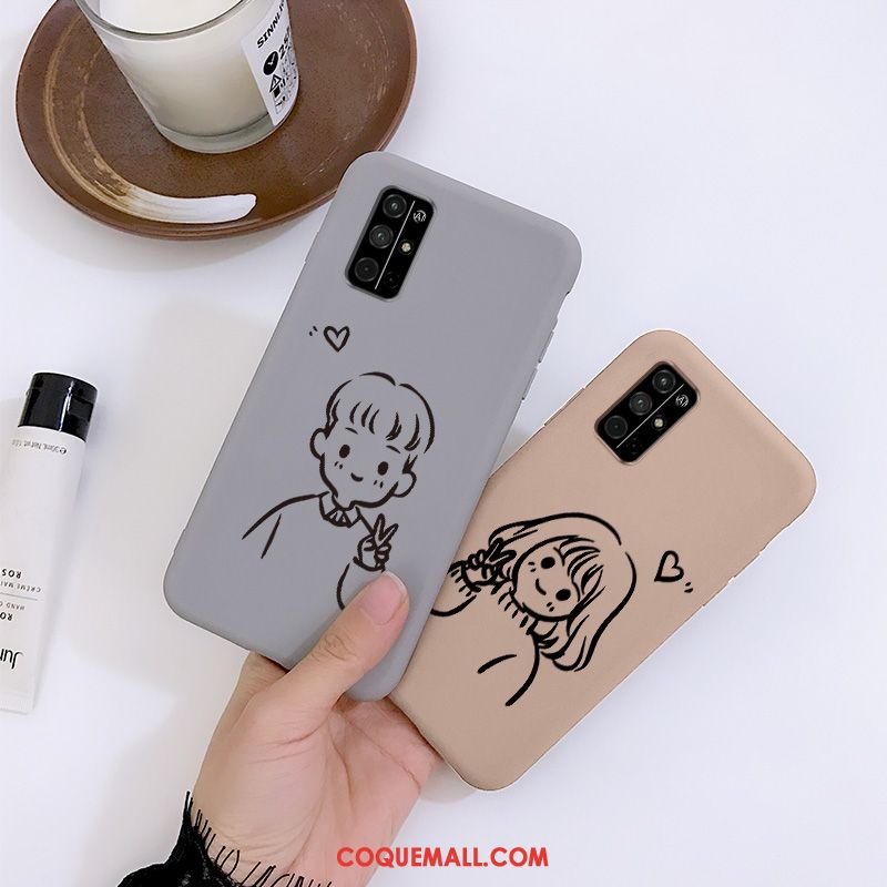 Étui Honor 30s Gris Charmant Silicone, Coque Honor 30s Protection Dessin Animé