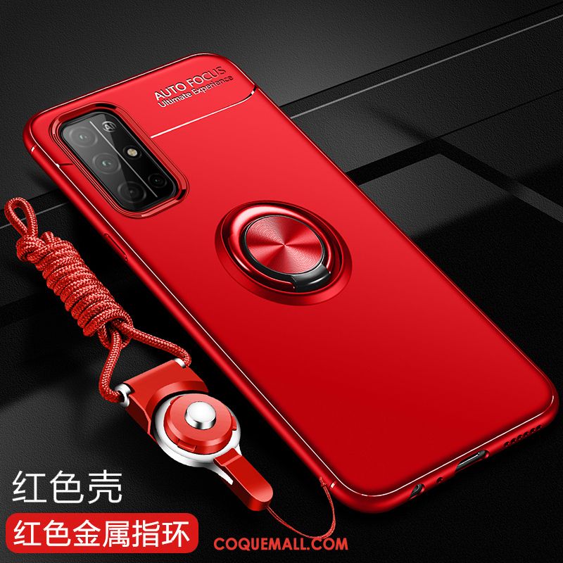 Étui Honor 30s Téléphone Portable Protection Silicone, Coque Honor 30s Fluide Doux Rouge