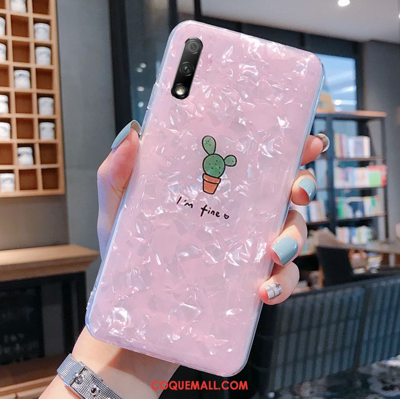 Étui Honor 9x Nouveau Charmant Incassable, Coque Honor 9x Fluide Doux Rose