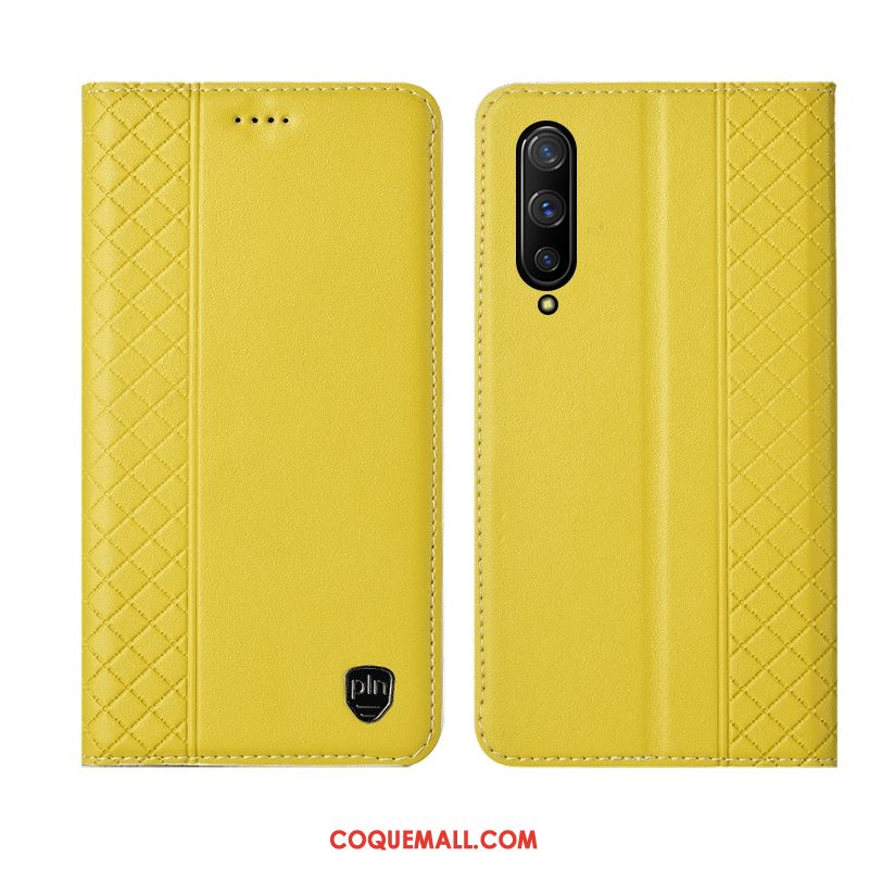 Étui Honor 9x Pro Jaune Cuir Véritable Téléphone Portable, Coque Honor 9x Pro Protection