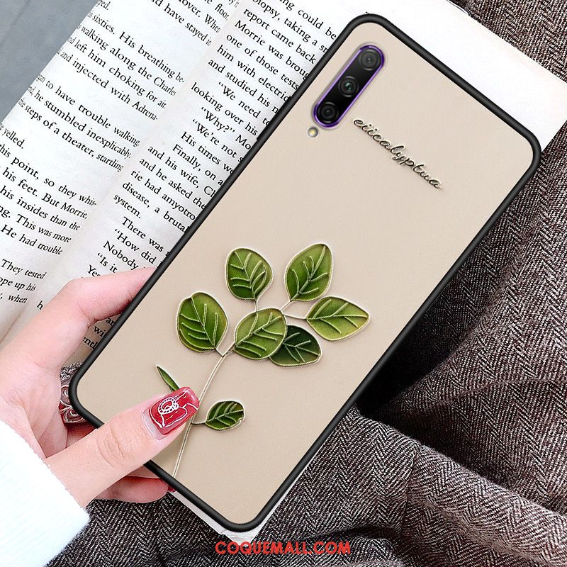 Étui Honor 9x Pro Vert Incassable Peinture, Coque Honor 9x Pro Protection Cœur