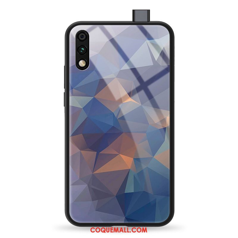 Étui Honor 9x Téléphone Portable Miroir Simple, Coque Honor 9x Dégradé Incassable