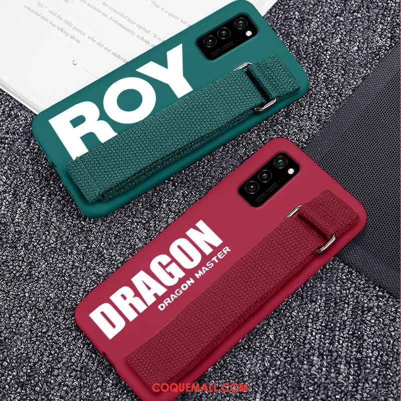 Étui Honor View30 Pro Net Rouge Mode De Rue Téléphone Portable, Coque Honor View30 Pro Vert Incassable