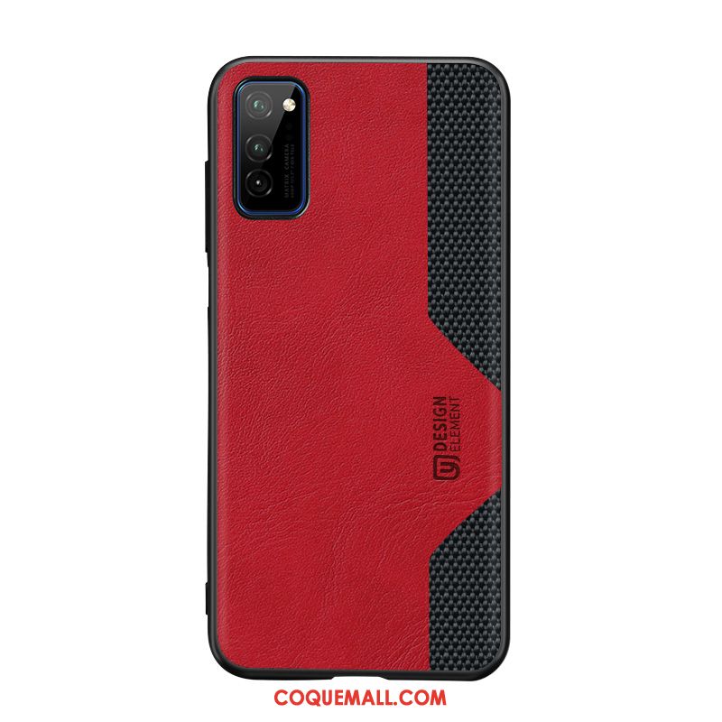 Étui Honor View30 Tout Compris Vintage Silicone, Coque Honor View30 Protection Rouge