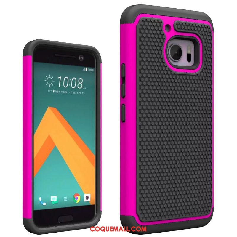 Étui Htc 10 Modèle Fleurie Protection Rouge, Coque Htc 10 Téléphone Portable Fluide Doux