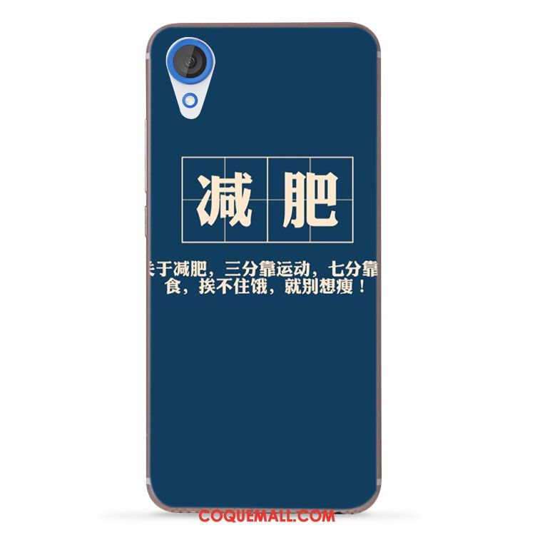 Étui Htc Desire 825 Incassable Bleu Personnalité, Coque Htc Desire 825 Téléphone Portable