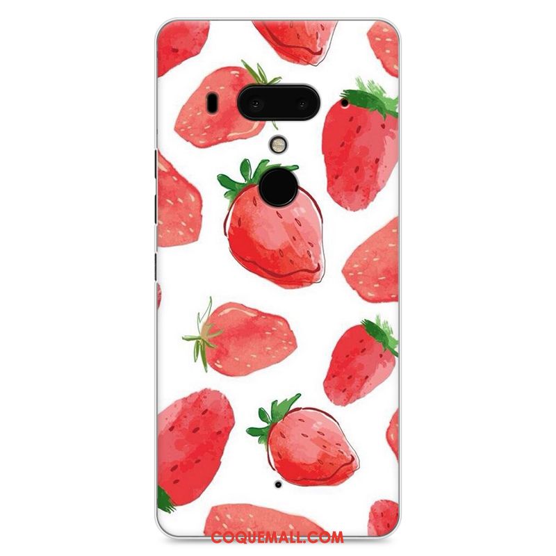 Étui Htc U12+ Rose Protection Téléphone Portable, Coque Htc U12+ Personnalité Tendance