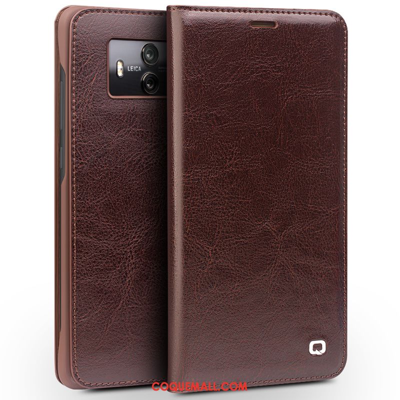 Étui Huawei Mate 10 Carte Étui En Cuir Légère, Coque Huawei Mate 10 Téléphone Portable Protection Braun