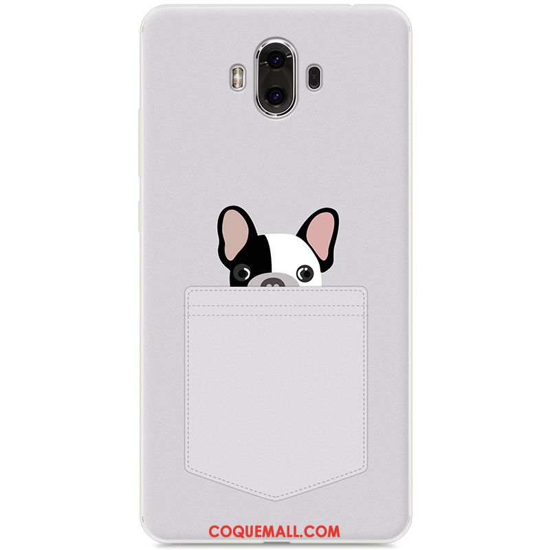 Étui Huawei Mate 10 Fluide Doux Protection Téléphone Portable, Coque Huawei Mate 10 Gris Dessin Animé