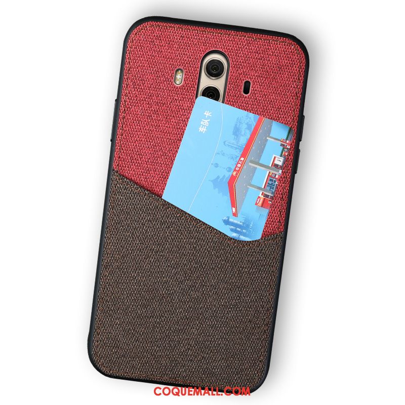 Étui Huawei Mate 10 Incassable Magnétisme Rouge, Coque Huawei Mate 10 Téléphone Portable