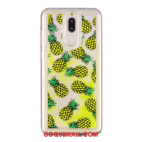 Étui Huawei Mate 10 Lite Créatif Ornements Suspendus Quicksand, Coque Huawei Mate 10 Lite Dessin Animé Miroir