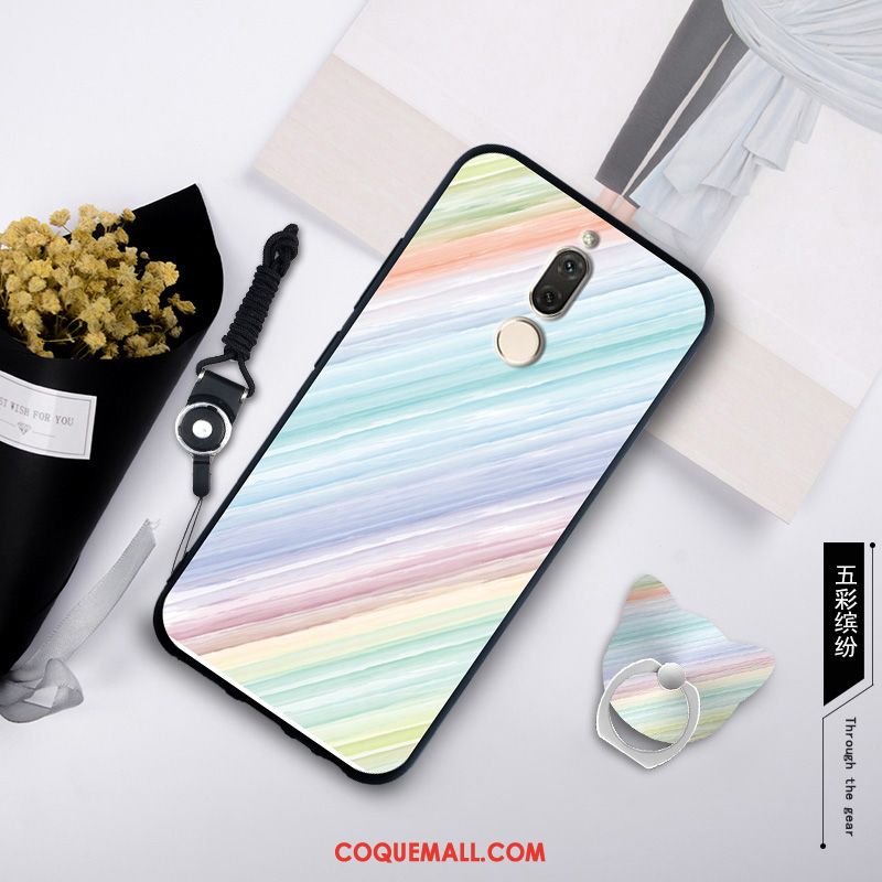 Étui Huawei Mate 10 Lite Incassable Fluide Doux Support, Coque Huawei Mate 10 Lite Protection Multicolore