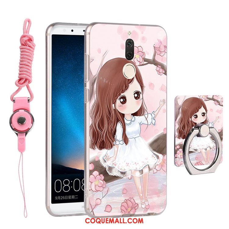 Étui Huawei Mate 10 Lite Téléphone Portable Rose Protection, Coque Huawei Mate 10 Lite Tout Compris Fluide Doux