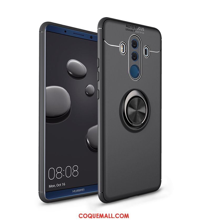 Étui Huawei Mate 10 Pro Anneau Téléphone Portable Noir, Coque Huawei Mate 10 Pro
