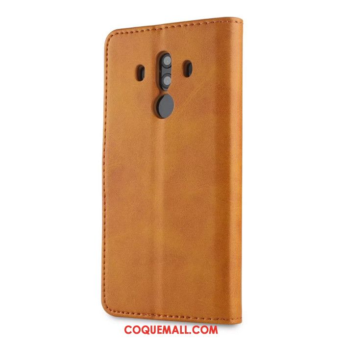 Étui Huawei Mate 10 Pro Business Incassable Clamshell, Coque Huawei Mate 10 Pro Téléphone Portable Étui En Cuir