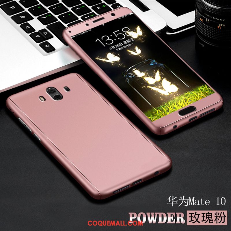 Étui Huawei Mate 10 Tout Compris Téléphone Portable Tempérer, Coque Huawei Mate 10 Rose Or