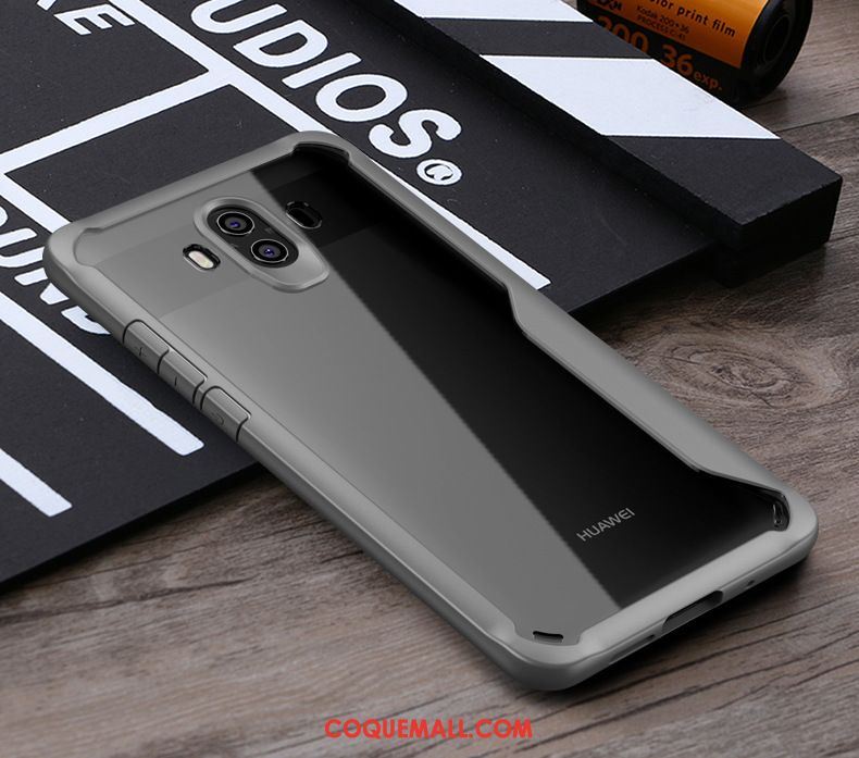 Étui Huawei Mate 10 Transparent Créatif Téléphone Portable, Coque Huawei Mate 10 Personnalité Gris