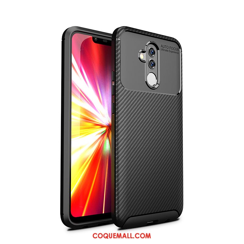 Étui Huawei Mate 20 Lite Fluide Doux Fibre Protection, Coque Huawei Mate 20 Lite Antidérapant Délavé En Daim