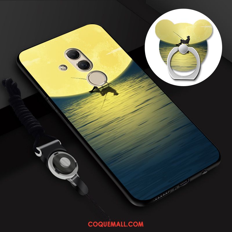 Étui Huawei Mate 20 Lite Fluide Doux Tout Compris Protection, Coque Huawei Mate 20 Lite Téléphone Portable Ornements Suspendus