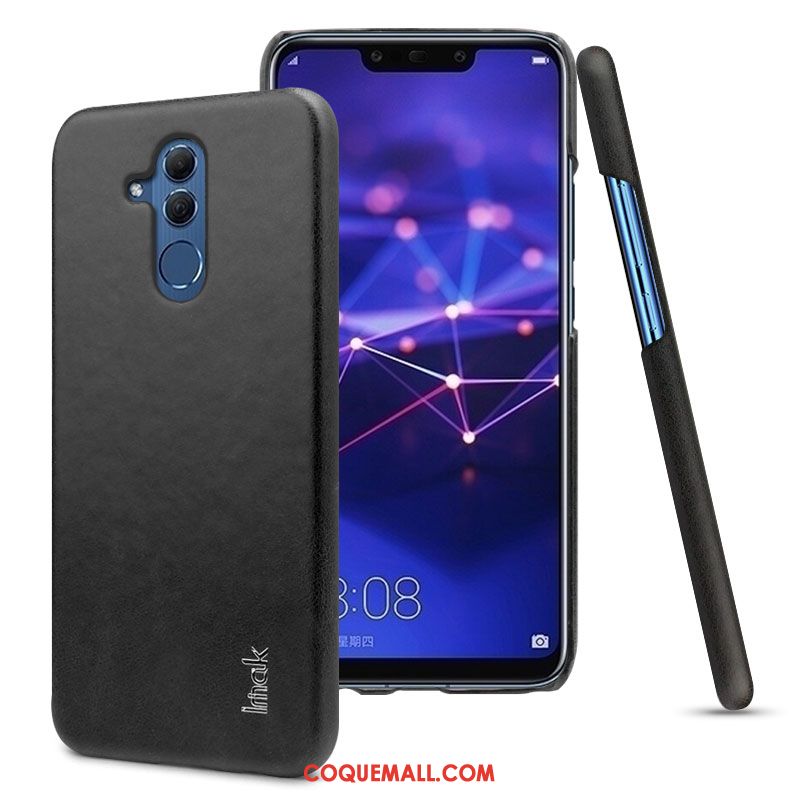 Étui Huawei Mate 20 Lite Légères Noir Protection, Coque Huawei Mate 20 Lite Téléphone Portable Cuir