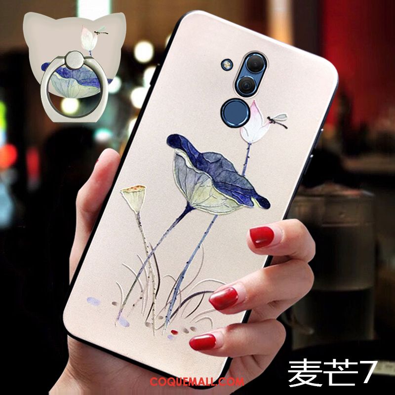 Étui Huawei Mate 20 Lite Support Protection Créatif, Coque Huawei Mate 20 Lite Personnalité Fluide Doux