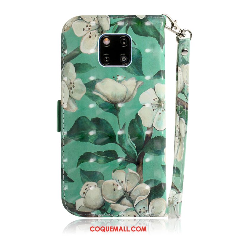 Étui Huawei Mate 20 Pro Peinture Protection Téléphone Portable, Coque Huawei Mate 20 Pro Cuir Incassable