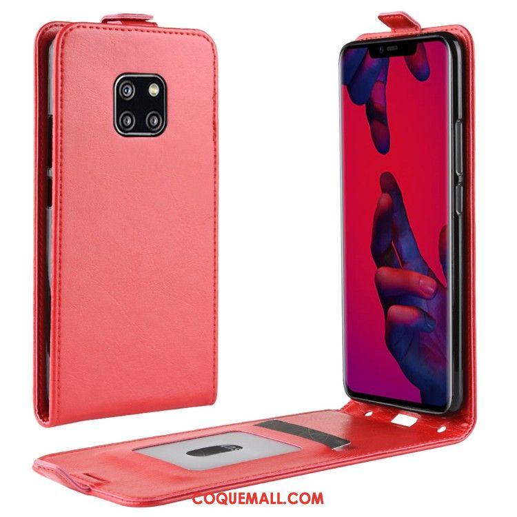 Étui Huawei Mate 20 Pro Rouge Téléphone Portable Protection, Coque Huawei Mate 20 Pro Étui En Cuir