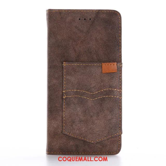 Étui Huawei Mate 20 Rs Carte Protection Étui En Cuir, Coque Huawei Mate 20 Rs Téléphone Portable Vintage Braun