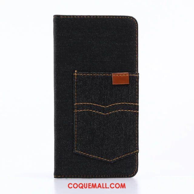 Étui Huawei Mate 20 Rs Noir Denim Téléphone Portable, Coque Huawei Mate 20 Rs Étui En Cuir Protection