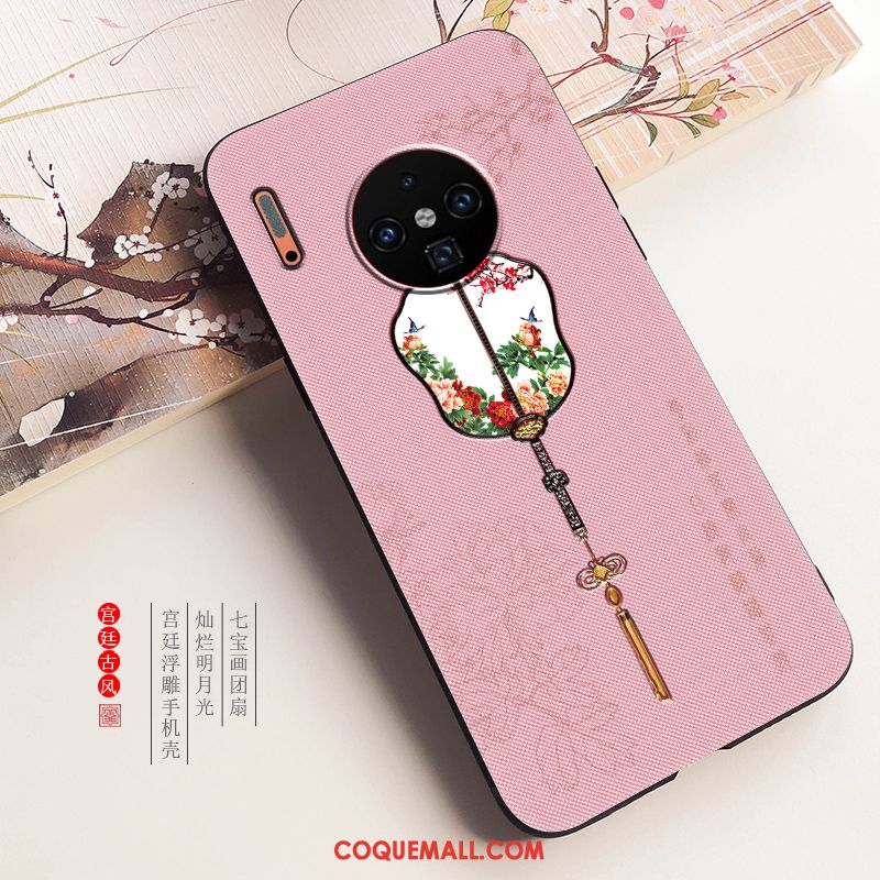 Étui Huawei Mate 30 Incassable Fluide Doux Palais, Coque Huawei Mate 30 Téléphone Portable Vent