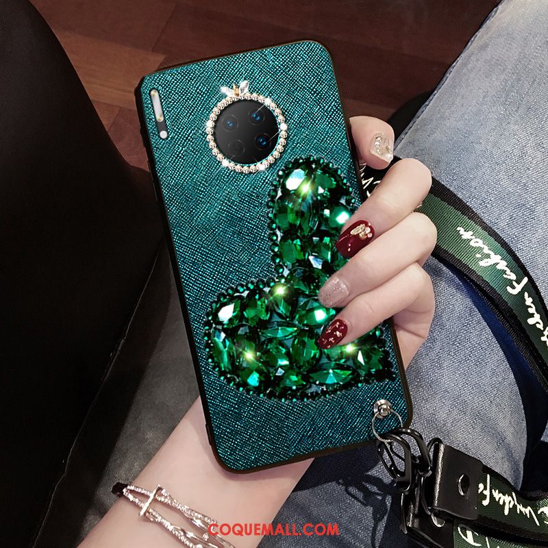 Étui Huawei Mate 30 Marque De Tendance Téléphone Portable Vert, Coque Huawei Mate 30 Créatif Personnalité