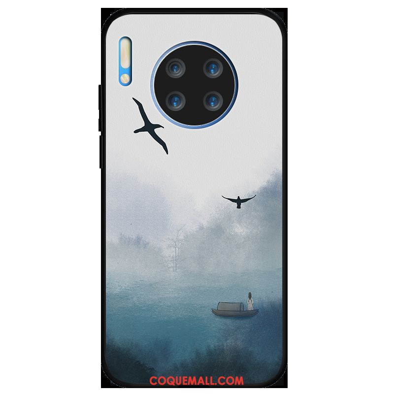 Étui Huawei Mate 30 Paysage Tempérer Membrane, Coque Huawei Mate 30 Anneau Antidérapant