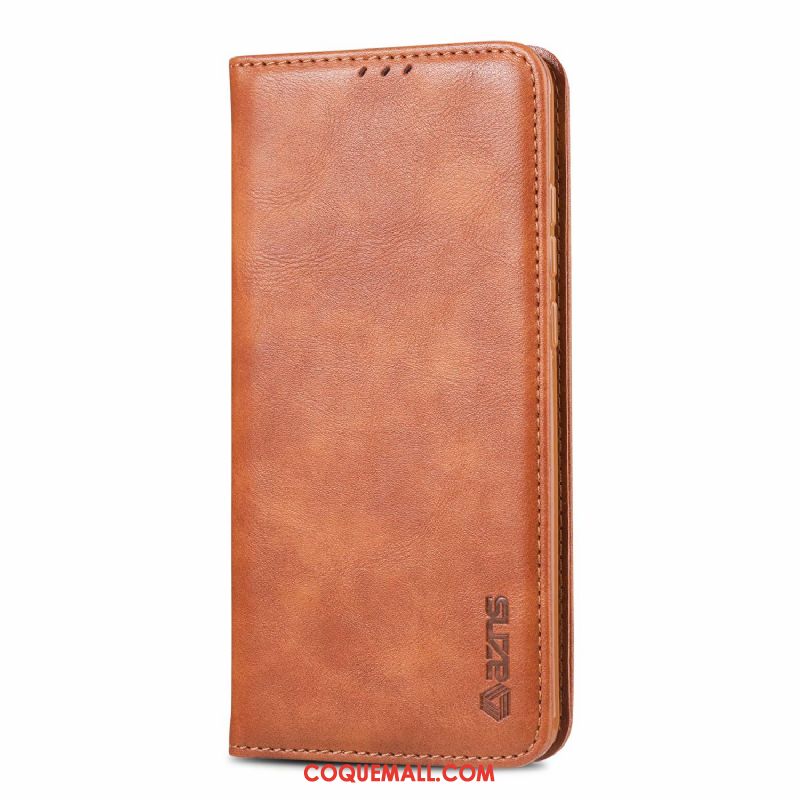 Étui Huawei Mate 30 Pro Carte En Cuir Protection, Coque Huawei Mate 30 Pro Téléphone Portable Incassable Braun