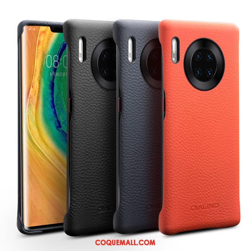 Étui Huawei Mate 30 Pro Protection Téléphone Portable Simple, Coque Huawei Mate 30 Pro Couvercle Arrière Mode