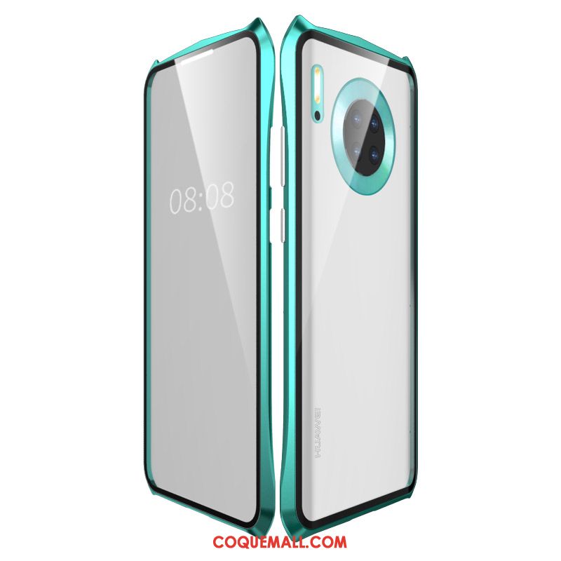 Étui Huawei Mate 30 Pro Simple Reversible Verre, Coque Huawei Mate 30 Pro Protection Très Mince