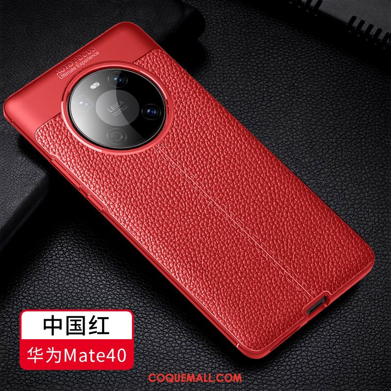 Étui Huawei Mate 40 Modèle Fleurie Business Nouveau, Coque Huawei Mate 40 Tout Compris Cuir