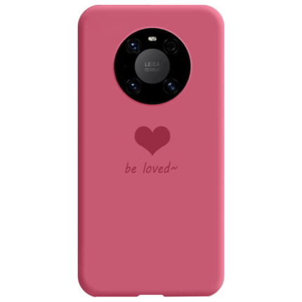 Étui Huawei Mate 40 Rs Incassable Silicone Fluide Doux, Coque Huawei Mate 40 Rs Amour Nouveau