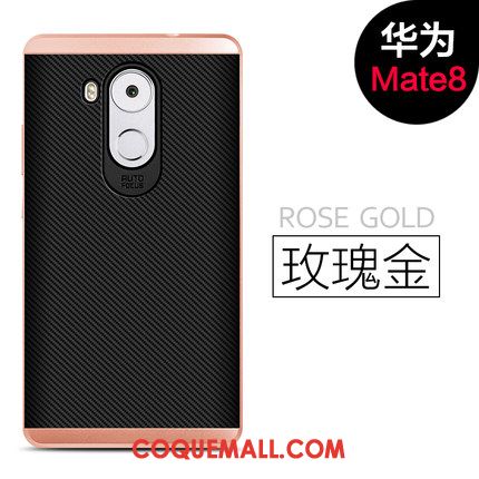Étui Huawei Mate 8 Incassable Gris Protection, Coque Huawei Mate 8 Membrane Tempérer