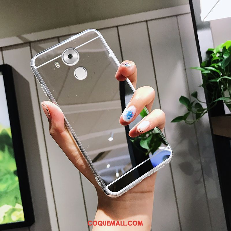 Étui Huawei Mate 8 Miroir Téléphone Portable Ornements Suspendus, Coque Huawei Mate 8 Argent Tendance