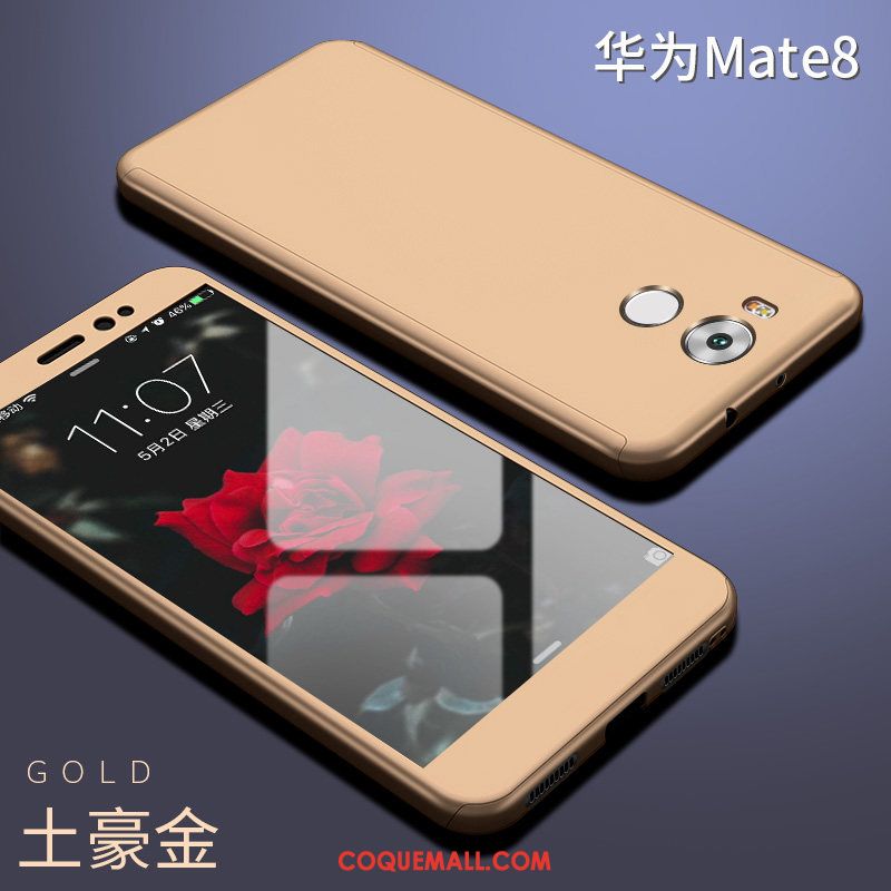 Étui Huawei Mate 8 Téléphone Portable Difficile Tout Compris, Coque Huawei Mate 8 Incassable Or